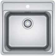 Мойка кухонная Franke ВСX 210-51 TL 51x51 со стоп-вентилем, нержавеющая сталь