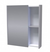 Шкаф с зеркалом АВН 60 Line 112.25 светло-серый Шкаф с зеркалом АВН 60 Line 112.25 светло-серый
