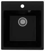 Мойка кухонная Ulgran Quartz Forte 425-07 уголь Мойка кухонная Ulgran Quartz Forte 425-07 уголь
