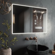 Зеркало Roxen Gotem 90x70 с LED подсветкой Зеркало Roxen Gotem 90x70 с LED подсветкой