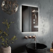 Зеркало Roxen Pure 50x70 с LED подсветкой Зеркало Roxen Pure 50x70 с LED подсветкой