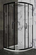 Душевой уголок Roxen Santi 55020-90B 90x90 прозрачное стекло/профиль черный Душевой уголок Roxen Santi 55020-90B 90x90 прозрачное стекло/профиль черный