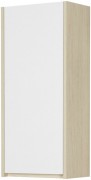 Шкаф-полупенал Акватон Сканди белый глянец/дуб верона