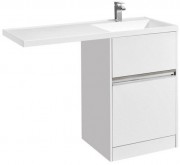 Тумба под умывальник Акватон Лондри 60 под стиральную машину белый