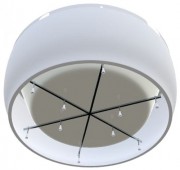 Рама с комплектующими 1Marka Aima Omega 180x180 Рама с комплектующими 1Marka Aima Omega 180x180