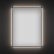 Зеркало прямоугольное Wellsee 7 Rays' Spectrum с фронтальной LED-подсветкой 172201100 40x60 см черный контур Зеркало прямоугольное Wellsee 7 Rays' Spectrum с фронтальной LED-подсветкой 172201100 40x60 см черный контур