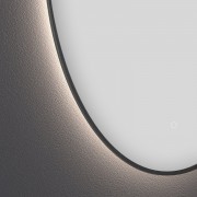 Овальное зеркало Wellsee 7 Rays' Spectrum с фоновой LED-подсветкой 172201570 120x60 см черный контур Овальное зеркало Wellsee 7 Rays' Spectrum с фоновой LED-подсветкой 172201570 120x60 см черный контур