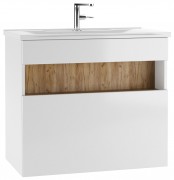 Тумба под умывальник подвесная Домино Fortuna В1 80 DF3102T Тумба под умывальник подвесная Домино Fortuna В1 80 DF3102T