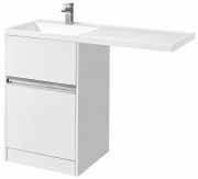 Тумба с умывальником Акватон Лондри 60 левая