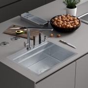 Мойка кухонная Roxen Stage 560250-60 60x48 сатин Мойка кухонная Roxen Stage 560250-60 60x48 сатин