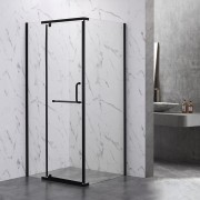 Душевой уголок Veconi Rovigo RV-18B 80x80 прозрачные стекла / профиль черный Душевой уголок Veconi Rovigo RV-18B 80x80 прозрачные стекла / профиль черный