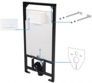 Инсталляция для подвесного унитаза Deante CST_X50A клавиша белая Инсталляция для подвесного унитаза Deante CST_X50A клавиша белая