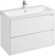Тумба с умывальником Акватон Сканди 90 белый матовый / белый глянец Тумба с умывальником Акватон Сканди 90 белый матовый / белый глянец