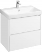 Тумба с умывальником Акватон Сканди 70 белый матовый / белый глянец Тумба с умывальником Акватон Сканди 70 белый матовый / белый глянец