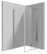 Душевой уголок Deante Kerria Plus Walk-in 100x80 прозрачное стекло / профиль хром