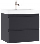 Тумба под умывальник подвесная Домино Graffo В2 60 графит DGr2111T
