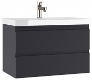 Тумба под умывальник подвесная Домино Graffo В2 80 графит DGr2101T Тумба под умывальник подвесная Домино Graffo В2 80 графит DGr2101T