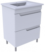 Тумба под умывальник АВН 60 Милано 98.27 белый глянец