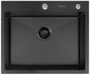 Мойка кухонная из нержавеющей стали ARFEKA ECO AR 600*500 BLACK PVD NANO Мойка кухонная из нержавеющей стали ARFEKA ECO AR 600*500 BLACK PVD NANO
