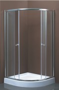 Душевой уголок Coliseum Минор Т 90 90x90 тонированный с поддоном