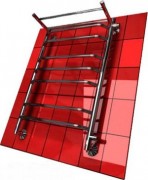 Полотенцесушитель водяной Двин Tfn с полочкой 80/50 выход справа Полотенцесушитель водяной Двин Tfn с полочкой 80/50 выход справа