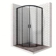 Душевой уголок Ambassador Queen Black 100x100 11011202 Душевой уголок Ambassador Queen Black 100x100 11011202