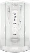 Гидромассажная душевая кабина Domani-Spa Elegance 90x90 прозрачное стекло / белые стенки Гидромассажная душевая кабина Domani-Spa Elegance 90x90 прозрачное стекло / белые стенки