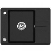 Мойка кухонная AquaSanita Bella SQB 102 601 AW Black Metallic Мойка кухонная AquaSanita Bella SQB 102 601 AW Black Metallic