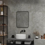Зеркало Континент Torry Black LED 50x70 с подсветкой и Б/К сенсором Зеркало Континент Torry Black LED 50x70 с подсветкой и Б/К сенсором