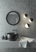 Зеркало КОНТИНЕНТ Planet Black LED D1000 ореольная холодная подсветка и Б/К сенсор Зеркало КОНТИНЕНТ Planet Black LED D1000 ореольная холодная подсветка и Б/К сенсор