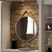 Зеркало Континент Ритц D 650 белое Зеркало Континент Ритц D 650 белое