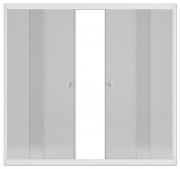 Душевая шторка для ванны Метакам Купе 169x140 прозрачная