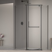 Душевой уголок RGW PA-091B 100x80 стекла прозрачные, профиль черный Душевой уголок RGW PA-091B 100x80 стекла прозрачные, профиль черный
