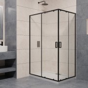 Душевой уголок RGW PA-040B 100x90 стекла прозрачные, профиль черный Душевой уголок RGW PA-040B 100x90 стекла прозрачные, профиль черный