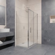 Душевой уголок RGW Passage PA-145 80x140 стекла прозрачные, профиль хром Душевой уголок RGW Passage PA-145 80x140 стекла прозрачные, профиль хром