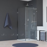 Душевой уголок RGW Hotel HO-034 80x80 стекла прозрачные, профиль хром Душевой уголок RGW Hotel HO-034 80x80 стекла прозрачные, профиль хром