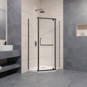 Душевой уголок RGW PA-081 B 100x100 стекла прозрачные, профиль черный Душевой уголок RGW PA-081 B 100x100 стекла прозрачные, профиль черный