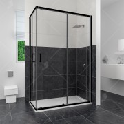 Душевой уголок RGW Classic CL-44-B 80x120 стекла прозрачные, профиль черный Душевой уголок RGW Classic CL-44-B 80x120 стекла прозрачные, профиль черный