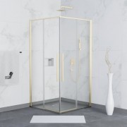 Душевой уголок RGW Stivol SV-31-G 90x90 стекла прозрачные, профиль золото Душевой уголок RGW Stivol SV-31-G 90x90 стекла прозрачные, профиль золото