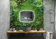Зеркало Континент Dream LED 90x70 ореольная холодная подсветка Зеркало Континент Dream LED 90x70 ореольная холодная подсветка