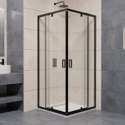 Душевой уголок RGW Passage PA-038B 90x90 стекла прозрачные, профиль черный Душевой уголок RGW Passage PA-038B 90x90 стекла прозрачные, профиль черный