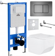 Комплект инсталляции Roxen StounFix Slim 621774 клавиша оружейная сталь Комплект инсталляции Roxen StounFix Slim 621774 клавиша оружейная сталь