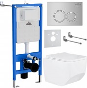 Комплект инсталляции Roxen StounFix Slim 518414 6 в 1 клавиша хром Комплект инсталляции Roxen StounFix Slim 518414 6 в 1 клавиша хром