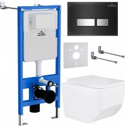 Комплект инсталляции Roxen StounFix Slim 649644 клавиша черная Комплект инсталляции Roxen StounFix Slim 649644 клавиша черная