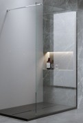 Душевая стенка Iva Walk-In WIX120C 120x200 прозрачное стекло / профиль хром матовый Душевая стенка Iva Walk-In WIX120C 120x200 прозрачное стекло / профиль хром матовый