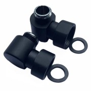 Уголок подключения Fincopper 3/4" x 1/2" г/ш черный (пара) Уголок подключения Fincopper 3/4" x 1/2" г/ш черный (пара)