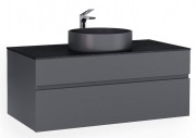 Тумба под умывальник Raval Decent 100 антрацит Тумба под умывальник Raval Decent 100 антрацит