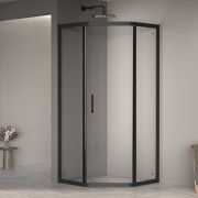 Душевой уголок RGW PA-86 38088699-14 90x90 стекла прозрачные, профиль черный Душевой уголок RGW PA-86 38088699-14 90x90 стекла прозрачные, профиль черный