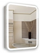 Шкаф с зеркалом Silver Mirrors Фиджи 60x80 с подсветкой и часами Шкаф с зеркалом Silver Mirrors Фиджи 60x80 с подсветкой и часами