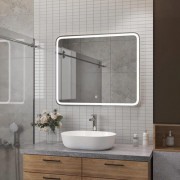 Зеркало Континент Russo LED 100x70 с подсветкой Зеркало Континент Russo LED 100x70 с подсветкой